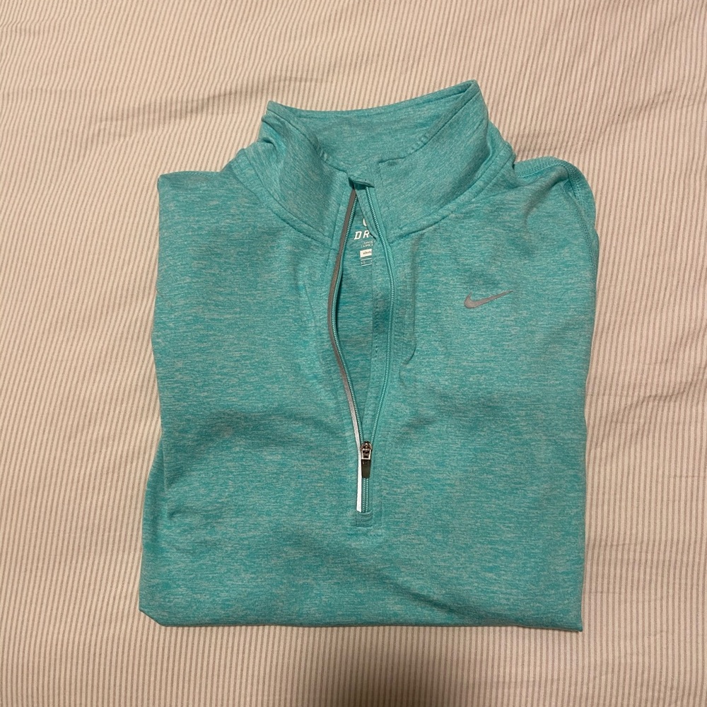 Aqua Nike Quarter Zip XS